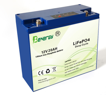 IP65 Lifepo4 बैटरी पैक 12V 20AH SOC संकेतक के साथ
