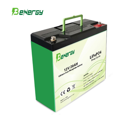 अधिकतम चार्ज करंट 20A के साथ रिचार्जेबल 20AH 12V लिथियम बैटरी पैक