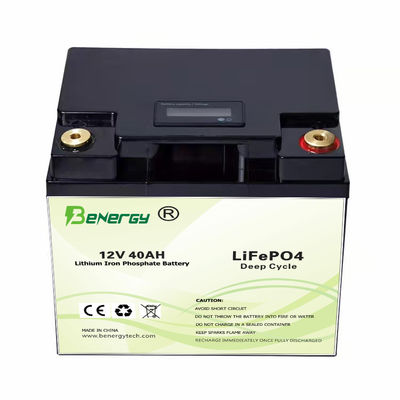 गोल्फ ट्रॉली सीसी चार्ज मोड के लिए LiFePO4 12V 40Ah लिथियम आयन बैटरी